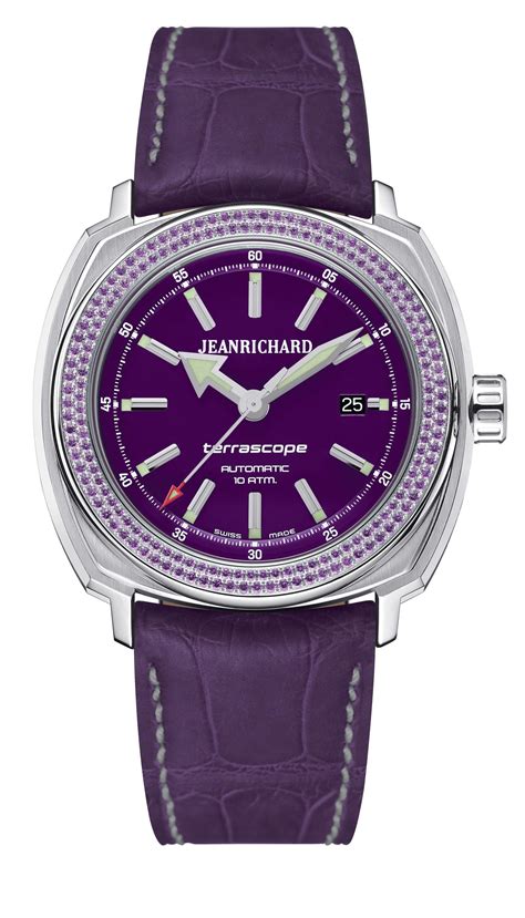 amethyst dial watch|real amethyst watch case.